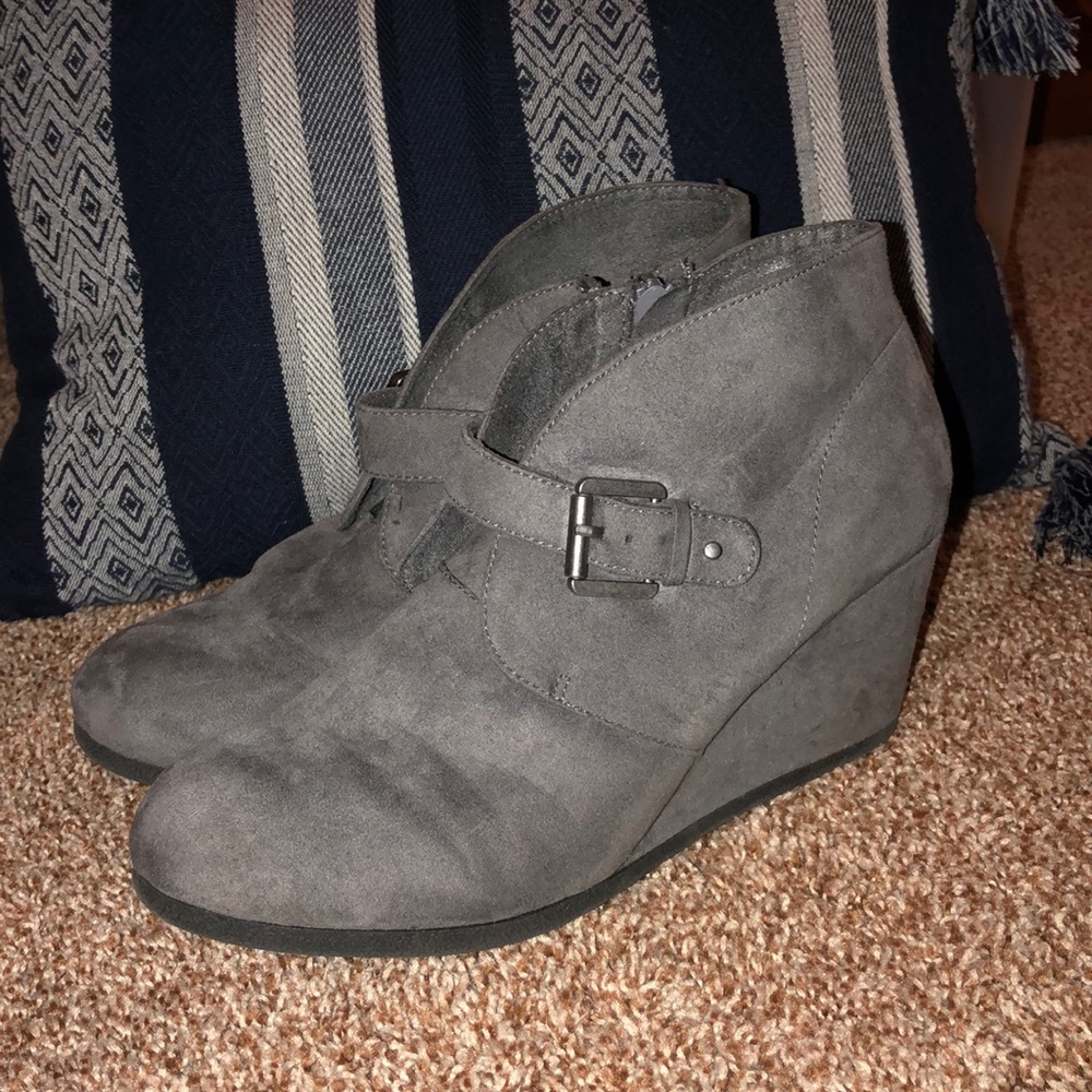Maurices suede booties